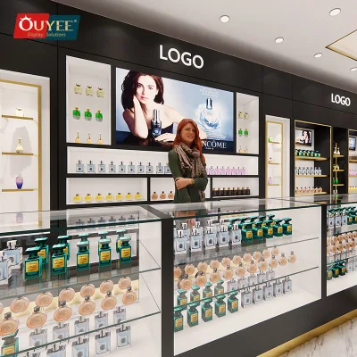 3D Design Service Perfume Shelf Ideas Modern Perfume Storage Large Perfume Display Bottles