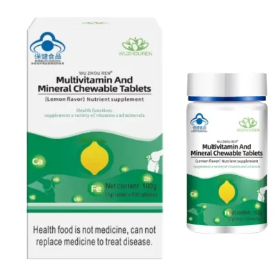 OEM ODM Multivitamins and Minerals Chewable Tablets Lemon Flavor Multivitamin Supplement