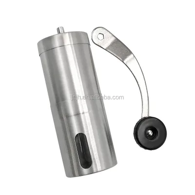 Stainless Steel Case Hand Manual Coffee Grinder / Portable Manual Coffee Grinder Mill