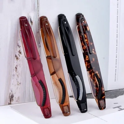 Factory Wholesale Unisex 360 Foldable Pocket Reading Glasses Diamond Face Shape OEM/ODM Brand