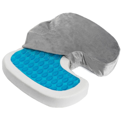 Medical Cushion Office Seat Cushion Pad Memory Foam Pillow Cover Soft Seat for Back Pain Buyer Cooling Pad Cushion Velvet 400g