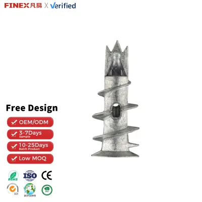 Hot Selling Self Drilling Drywall Anchors 16*42mm Plastic Removable 75 lb Capacity TiCN Coated for Great Price