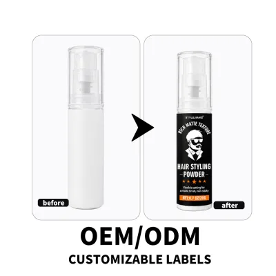 OEM ODM Private Label Hair Styling Powder Spray Absorbing Powder Portable Spray Type Instant Fluffy Hairstyle for Distributors