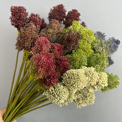 High Quality Soft Touch Onion Ball Flower Artificial Allium for Event Decor