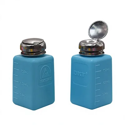 Anti-static ESD Alcohol Dispenser Bottle with Press Pump 120250ml Thickened Container for Electronics Industry