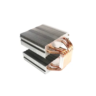 New Product 6 Heatpipe With Liquid Cooler Master Fan Silent CPU Cooler Air Cooling LED