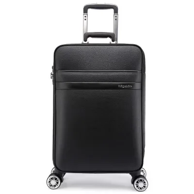 Hardside Expandable Spinner Wheel Luggage PU Leather Business Luggage Set for Men and Woman Luxury Set