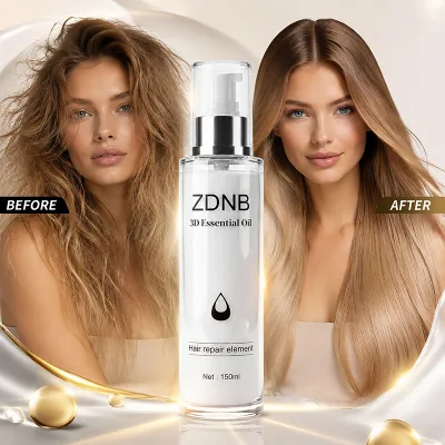 150mL India Herbal Hair Care Products Damaged Fast Hair Oils Rinse-free Private Label ZDNB Hair Repair 3D Essential Oil