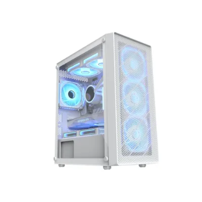 Empty PC Case Black ITX Gaming Computer Case Gaming PC Customizable RGB M-ATX Water Cooled White Gamer PC Case