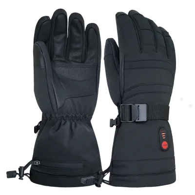 Rechargeable Heated Gloves Touchscreen Compatible Wholesale 3 Heat Settings Winter Ski Waterproof Thermal Warm Gloves