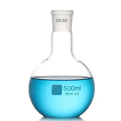 Flat Bottom Flask with Standard Ground Mouth Boiling Flask