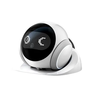 Best Seller AI Home Robot 360 Mobile Security Protection Kids Elderly Care Monitor Pet Play Laser Toy Dropshipping 2026 Metal