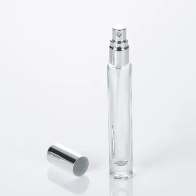 Free Samples Luxury 10ml Glass Perfume Spray Bottle Recyclable Flat Screen Printing Hot Stamping Electroplating Finishes for