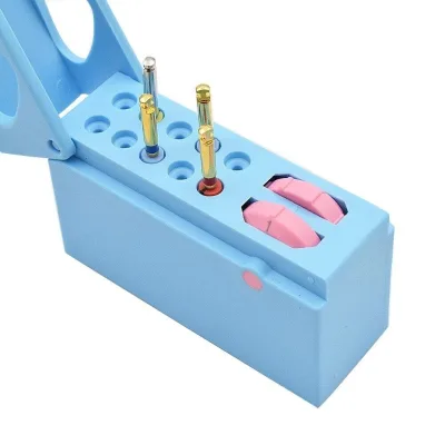 Dental Manual 10 Holes Endo Files Holder with Memory Autoclavable CE Certified Endo Box Endodontic
