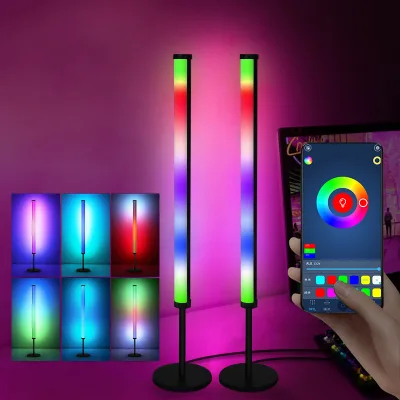 Modern Smart RGB Neon Bulbs & Tubes Table Lamp Timing Switch with Multiple Light Modes for Gaming Room Disco & Ambient Light