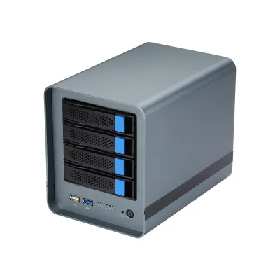 Kansung High-Speed 4 Bay NAS Intel Celeron 4305U Processor and 4 2.5Gb LAN Case Storage Server