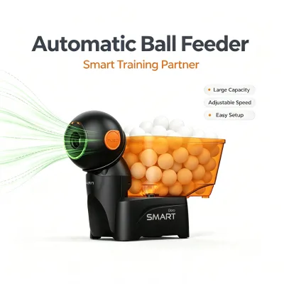 PUSUN Dora Smart Automatic Table Tennis Serving Machine App Control Smart Ping Pong Training Robot for Home Indoor Solo Practice