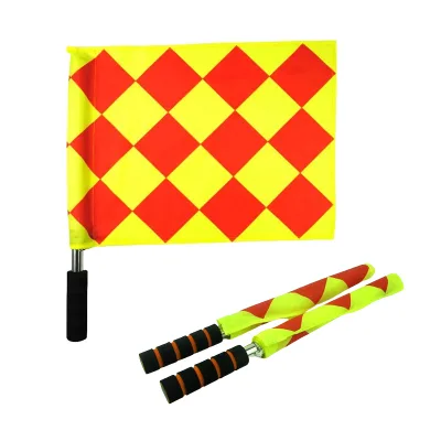 Professional Custom Football Soccer Yellow Referee Flags for Football Game