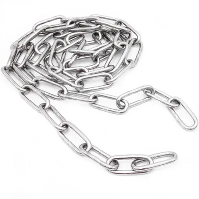 High Strength 304 Stainless Steel Lifting Chain for Industrial Mining High Resistance Lighting Chain with Zinc Finish