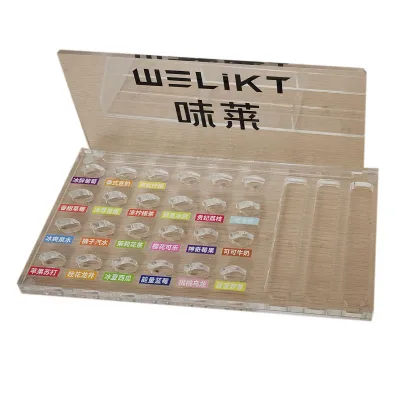 Custom Modern Style Acrylic Cigarette Smoke Display Stand Convenient for Supermarkets Convenience Stores Tobacco Display Cabinet