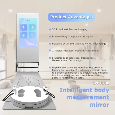 Professional 3D Body Composition Posture Assessment System OEM/ODM Support Touchscreen Display 1-Year Warranty Gyms