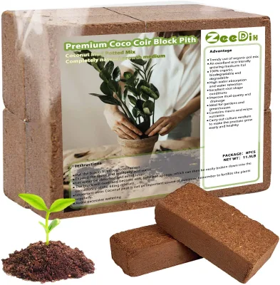 Washed India China Coco Coconut Coir Pith