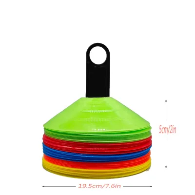 Soccer Cones Set Football Training Equipment for Kid Pro Disc Cones Agility Exercise Obstacles Avoiding Sports Accessories