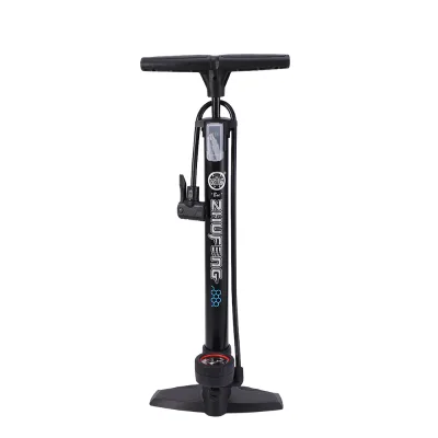 High Pressure Economic Pump Dual Pedal Accurate Gauge Tire Inflator Floor air Pump for Bicycle Motorcycle Tires Balls
