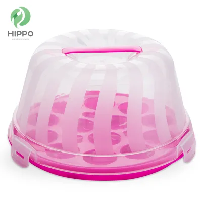 5 Inch clear Plastic Small Cake Carrier Containers for Cupcakes