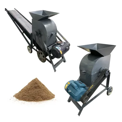 Hammer Crusher Conveyor Belt for diesel Soil Crusher Machine