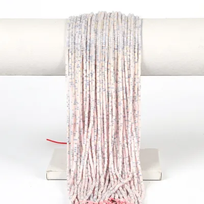 2mm Tube Shape Crystal Lampwork Glass Beads Crystal Beads for Decoration Jewelry Making