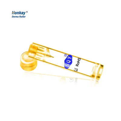 Hydra Stamp 19 Pin Titanium Needle Derma Stamp Skin Care Anti-aging Micro Needle Stamp With Bottle 7ml