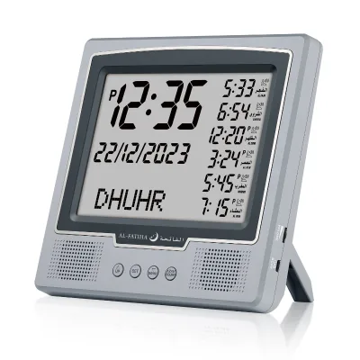 Large LCD Digital Analog Wall Clock Power Saving Multi-Function Alarm Timer Calendar Temperature Display Digital Clock