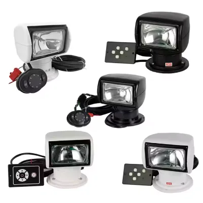 12V Searchlight for Sale, Yacht Spotlight, Searchlight, Boat Remote Control Searchlight