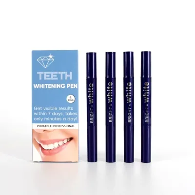 4 Pack Hot Selling High Quality Teeth Whitening Pen Fashion White Teeth Products Effective and Stylish