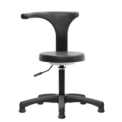 Laboratory ESD Workshop Adjustable Lab ChairAntistatic PU Foam Stool Chair For Salon room