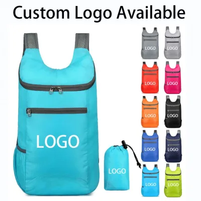 Lightweight Foldable Waterproof Backpack Children Sports Promotion Rucksack Bag for Hiking