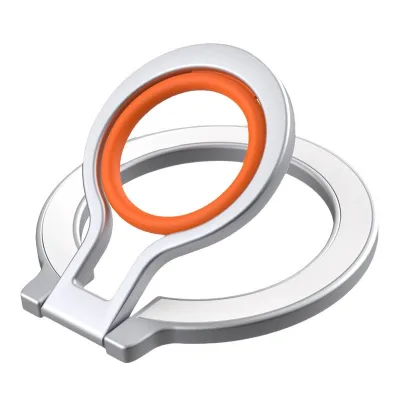 Mobile Phone Finger Ring Magnetic Holder Strong Magnet Foldable Alloy 360 Degree Rotation Stand