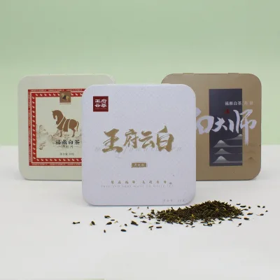 High Quality Customized Rectangle Tin Boxes Empty Tin Case for Tea Candy Coffee Cosmetic Packaging Material Tin Can