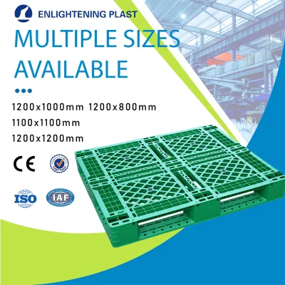 Anti-slip Grid Deck 6 Runners Euro Pallet with 4-Way Entry for Strong Structure Secure Bag Cargo Stacking in Warehouse Logistics