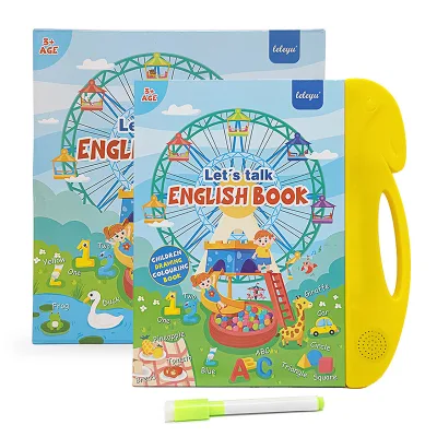 Hot Selling Learning English Alphabet E-Books Children's Electronic E Book Educational Toys Online Dropshipping Ebook With Pen
