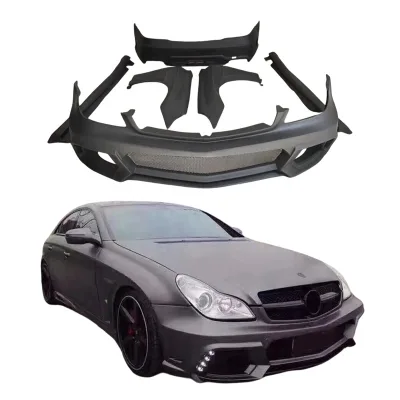 WD Style for Mercedes Benz CLS Class W219 2004-2010 High Quality FRP Body Kit Front Bumper Side Skirt Side Fender Rear Bumper