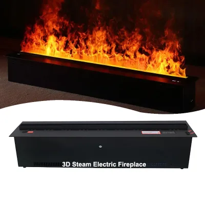 Igreslite Stage Smart 3D Water Vapor Fireplace LED Flame RGB Remote Control Touch Screen Atomizing Electric Insert Home Decor