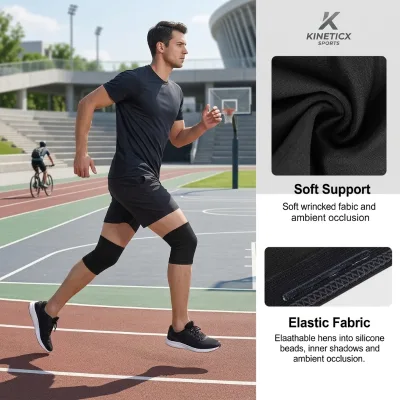 2026 Cheap Anti-collision Knee Pads Compression Soft Breathable Leg Sleeves Braces for Basketball Football