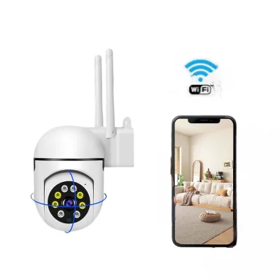 A7 Wireless Wifi Camera IR Full Color Night Vision Two-way Audio Wireless Auto-tracking 360 PTZ A7 Camera for Baby Monitoring