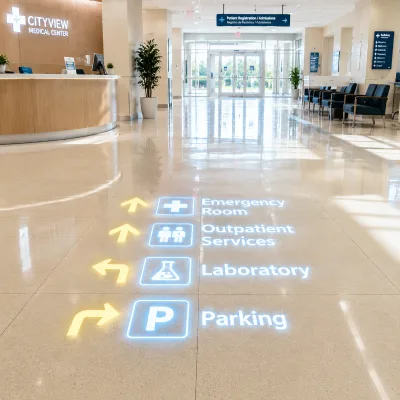 20W Led Hospital Direction Logo Projector Indoor