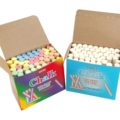 White Blackboard Chalk Non-Toxic Dustless School Teaching Chalk