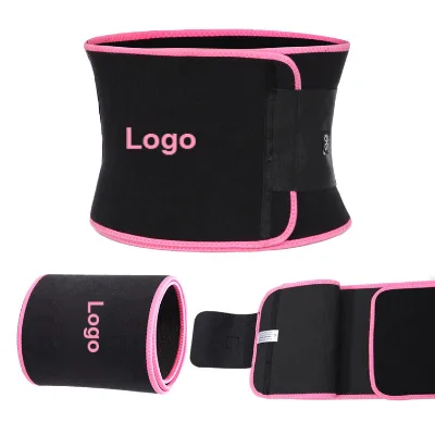 Wholesale Custom Private Label Waist Body Wrap Workout Sweatband Belt Fitness Waist Trainer for Gym