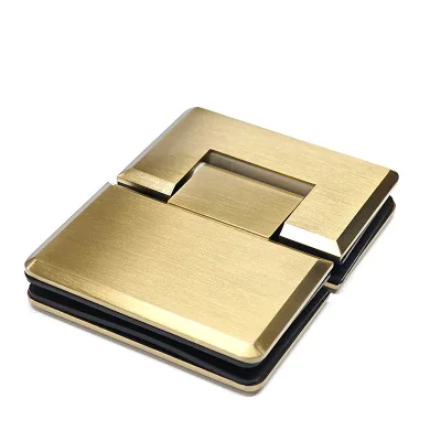 North American Design Brushed Bronze Brass Shower Glass Pivot Door Hinge