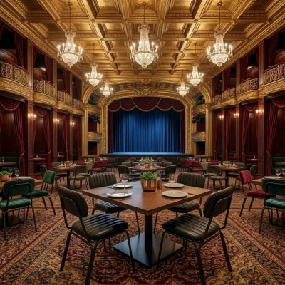 Premium Hospitality Dining Set Upholstered Seating HPL Tables Modern Vintage Design Customizable Size for Restaurant Hotel